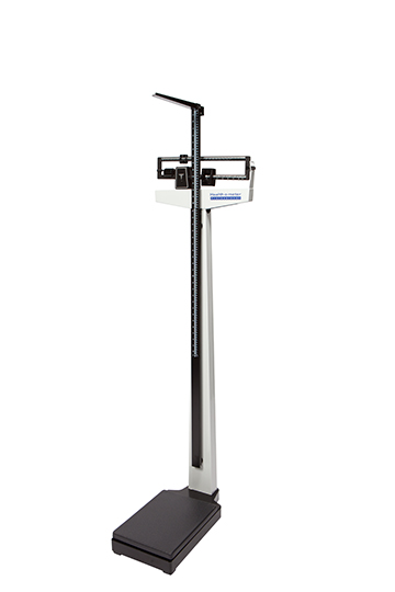 Image BALANCE ADULTE  LB/ KG AVEC TOISE A MESURER PO/CM 390 LBS (180 KG)